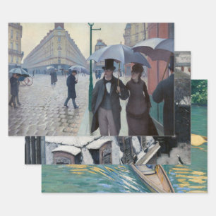 Gustave Caillebotte - Masterpieces Selection Wrapping Paper Sheet