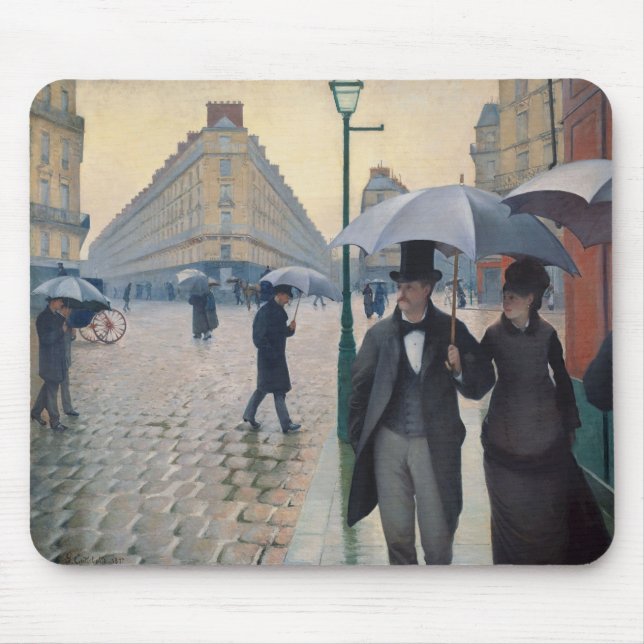 Gustave Caillebotte Mouse Pad (Front)