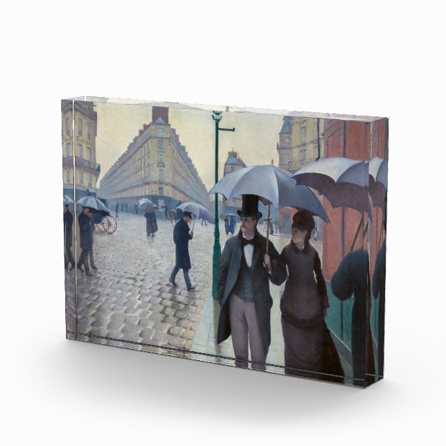 Gustave Caillebotte - Paris Street; Rainy Day Photo Block (Right)