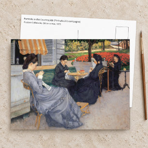 Gustave Caillebotte - Portraits in the Countryside Postcard
