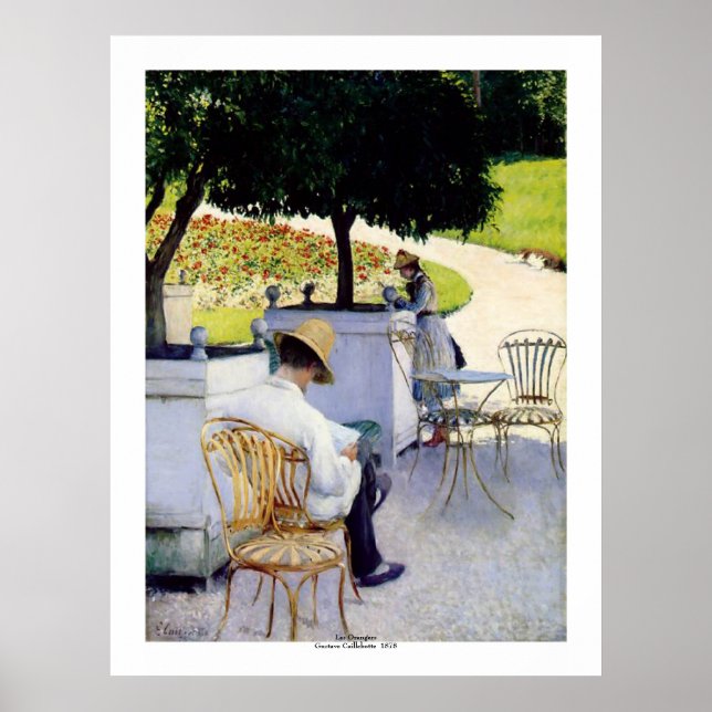 Gustave Caillebotte Poster (Front)