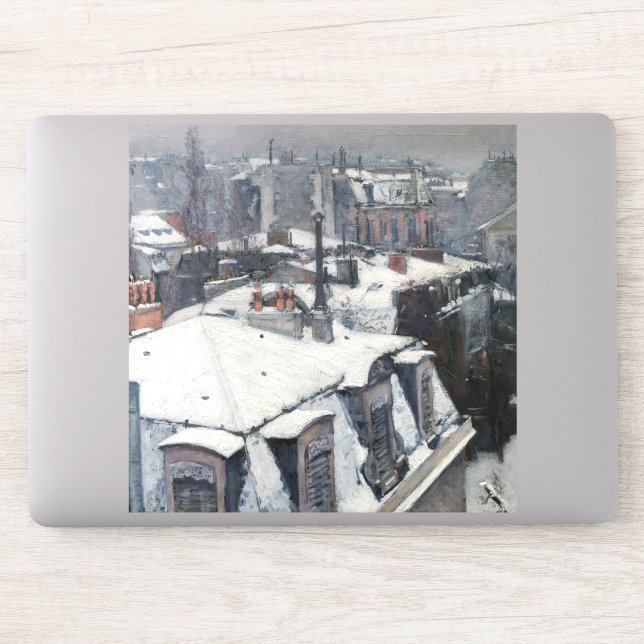 Gustave Caillebotte - Rooftops in the Snow (Computer)