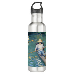Gustave Caillebotte - Skiffs on the Yerres 710 Ml Water Bottle