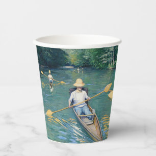 Gustave Caillebotte - Skiffs on the Yerres Paper Cups