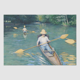 Gustave Caillebotte - Skiffs on the Yerres Tissue Paper