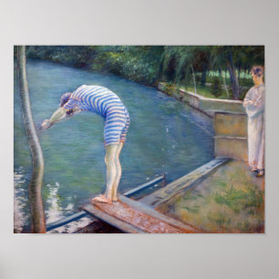 Gustave Caillebotte - The Bather / The Diver Poster