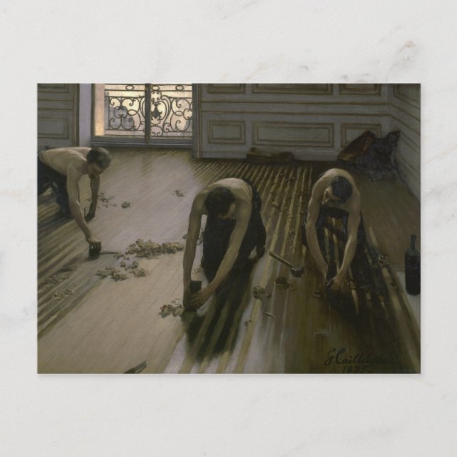 Gustave Caillebotte - The Floor Planers Postcard (Front)