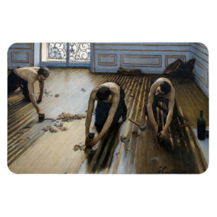 Gustave Caillebotte - The Floor Scrapers Magnet