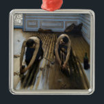 Gustave Caillebotte - The Floor Scrapers Metal Tree Decoration<br><div class="desc">The Floor Scrapers - Gustave Caillebotte,  Oil on Canvas,  1875</div>