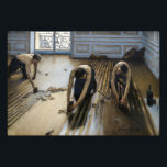 Gustave Caillebotte - The Floor Scrapers Poster<br><div class="desc">The Floor Scrapers / Les Raboteurs de parquet - Gustave Caillebotte,  Oil on Canvas,  1875</div>