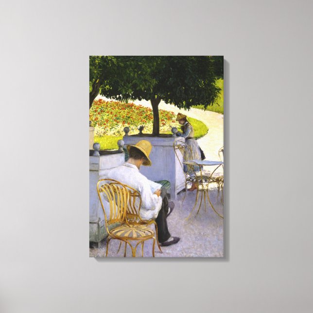 Gustave Caillebotte - The Orange Trees Canvas Print (Front)