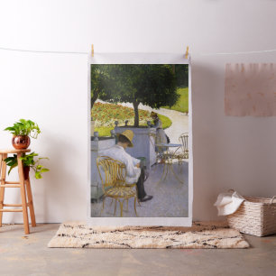 Gustave Caillebotte - The Orange Trees Fabric