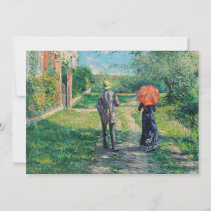 Gustave Caillebotte - The Path Uphill Invitation