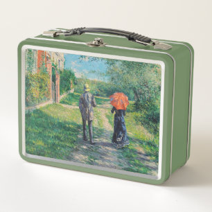 Gustave Caillebotte - The Path Uphill Metal Lunch Box