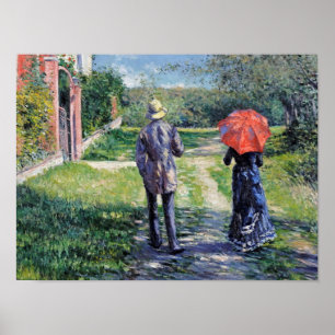 Gustave Caillebotte - The Path Uphill Poster