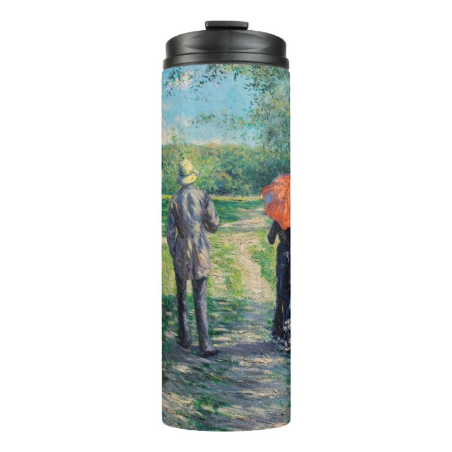 Gustave Caillebotte - The Path Uphill Thermal Tumbler (Front)