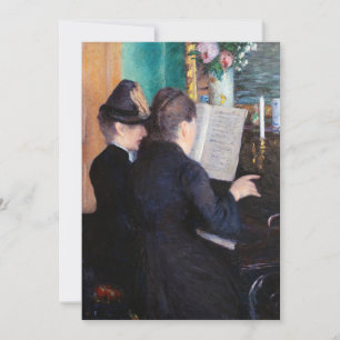 Gustave Caillebotte - The Piano Lesson Thank You Card