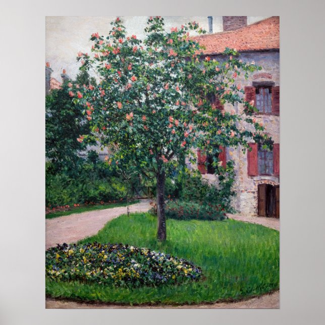 Gustave Caillebotte - Trees in Blossom Poster (Front)