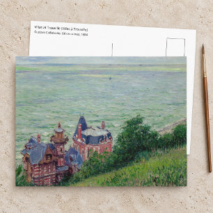 Gustave Caillebotte - Villas at Trouville Postcard