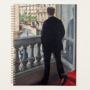 Gustave Caillebotte - Young Man at His Window Planner