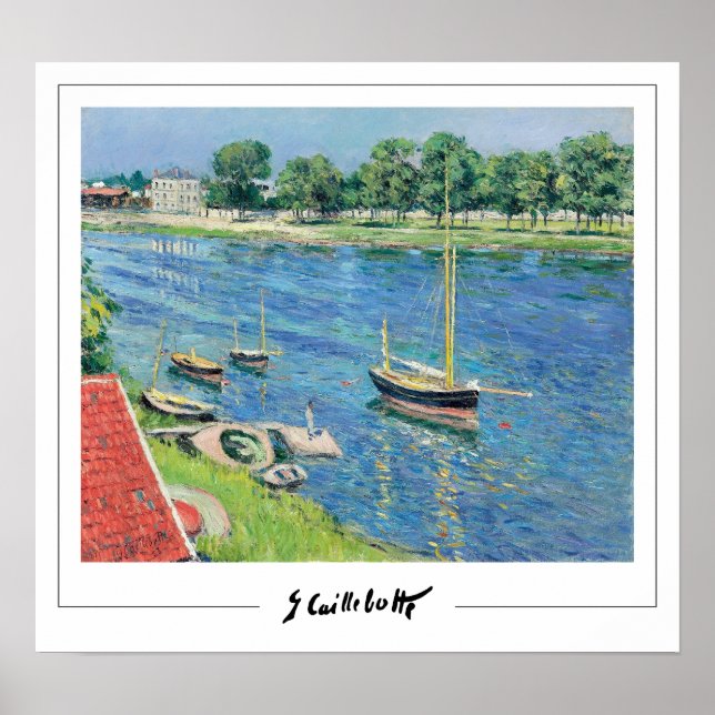 Gustave Caillebotte Zedign Art Poster #113 (Front)