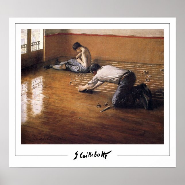 Gustave Caillebotte Zedign Art Poster #39 (Front)