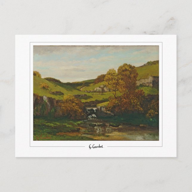 Gustave Courbet #1216 - Fine Art Postcard (Front)