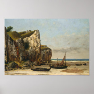 Gustave Courbet - Beach in Normandy Poster