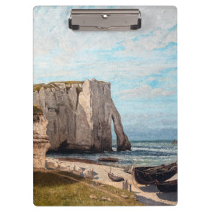 Gustave Courbet - Cliffs at Etretat after Storm Clipboard