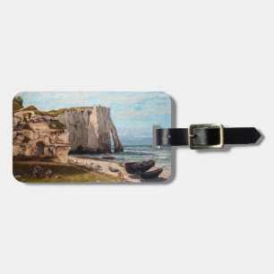 Gustave Courbet - Cliffs at Etretat after Storm Luggage Tag