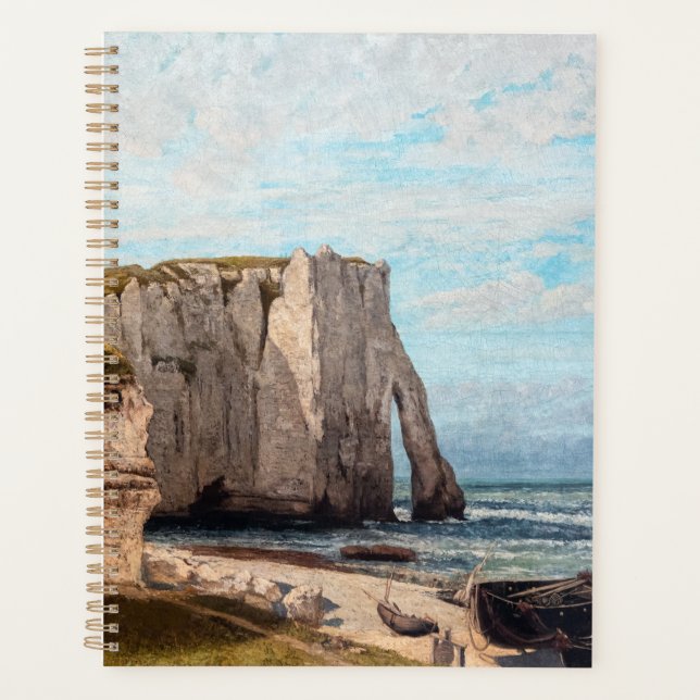 Gustave Courbet - Cliffs at Etretat after Storm Planner (Front)