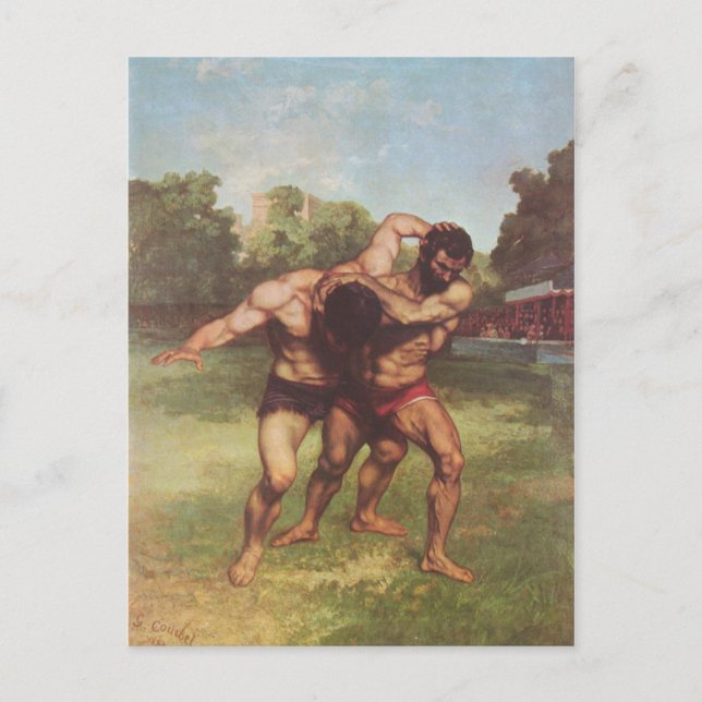 Gustave Courbet Painting Postcard (Front)