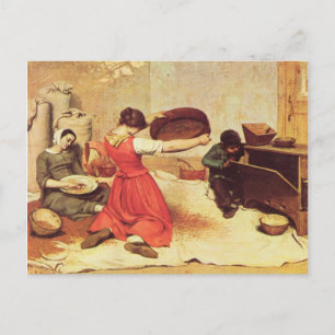 Gustave Courbet Painting Postcard