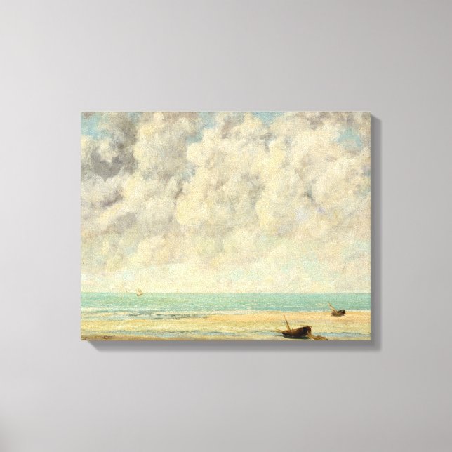 Gustave Courbet | The Calm Sea Canvas Print (Front)