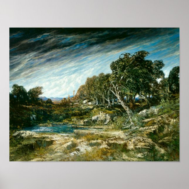 Gustave Courbet - The Gust of Wind Poster (Front)