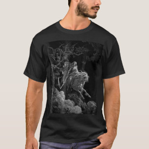 Gustave Dore Death On The Pale Horse Art Print T-Shirt