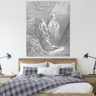 Gustave Doré - Elijah Raises the Son of the Widow  Canvas Print