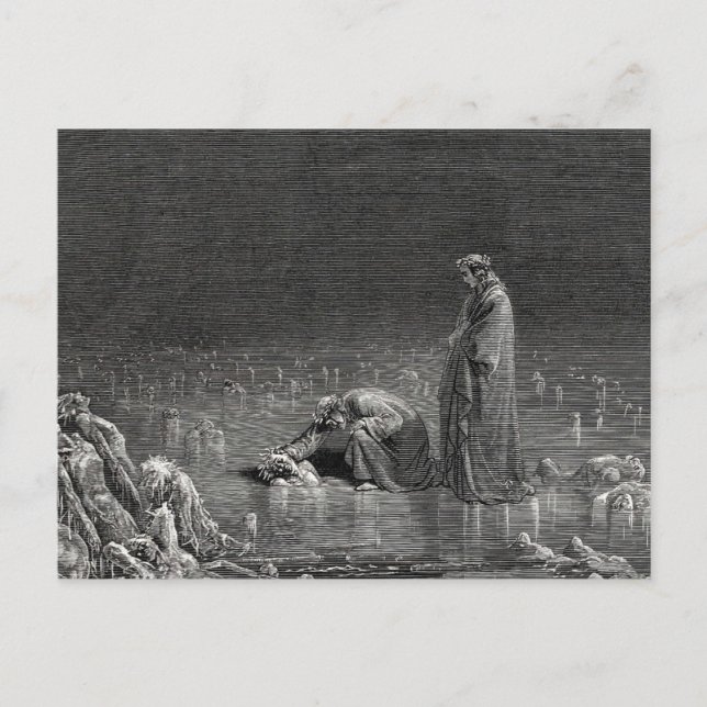 Gustave Dore Inferno Postcard (Front)