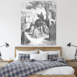 Gustave Doré - Luke 12 Jesus Preaches to the Multi Canvas Print