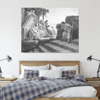 Gustave Doré - Luke 15A The Prodigal Son Returns Canvas Print
