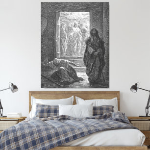 Gustave Doré - Luke 18 The Pharisee and the Public Canvas Print