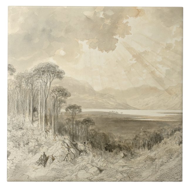 Gustave Dore - Scottish Landscape Tile (Front)