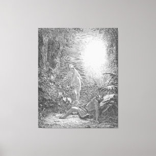Gustave Doré - The Creation of Eve Canvas Print