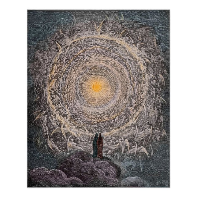 Gustave Dore The Divine Comedy Poster (Front)