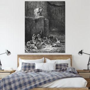 Gustave Doré - The Firstborn of the Egyptians Are  Canvas Print
