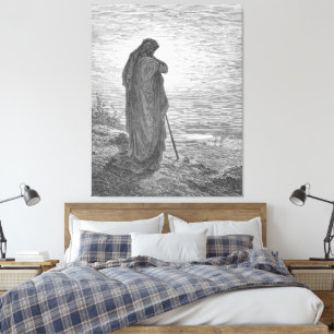 Gustave Doré - The Prophet Amos Canvas Print