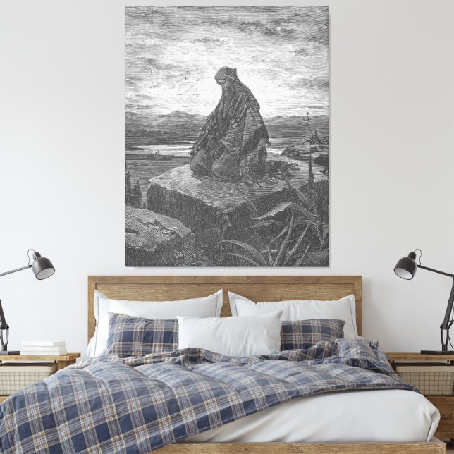 Gustave Doré - The Prophet Isaiah Canvas Print (Insitu(Bedroom))