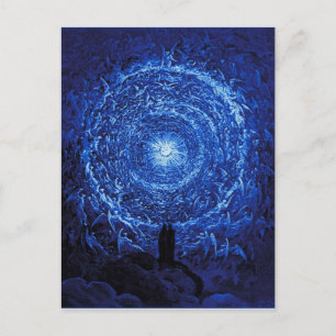 Gustave Dore The White Rose (blue) Postcard