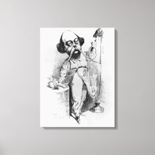 Gustave Flaubert  Dissecting Madame Bovary Canvas Print