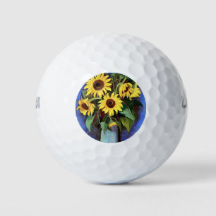 Gustave Loiseau Sunflower Aesthetic Pictures Sunfl Golf Balls